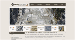 Desktop Screenshot of euro-granix.de