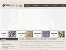 Tablet Screenshot of euro-granix.de